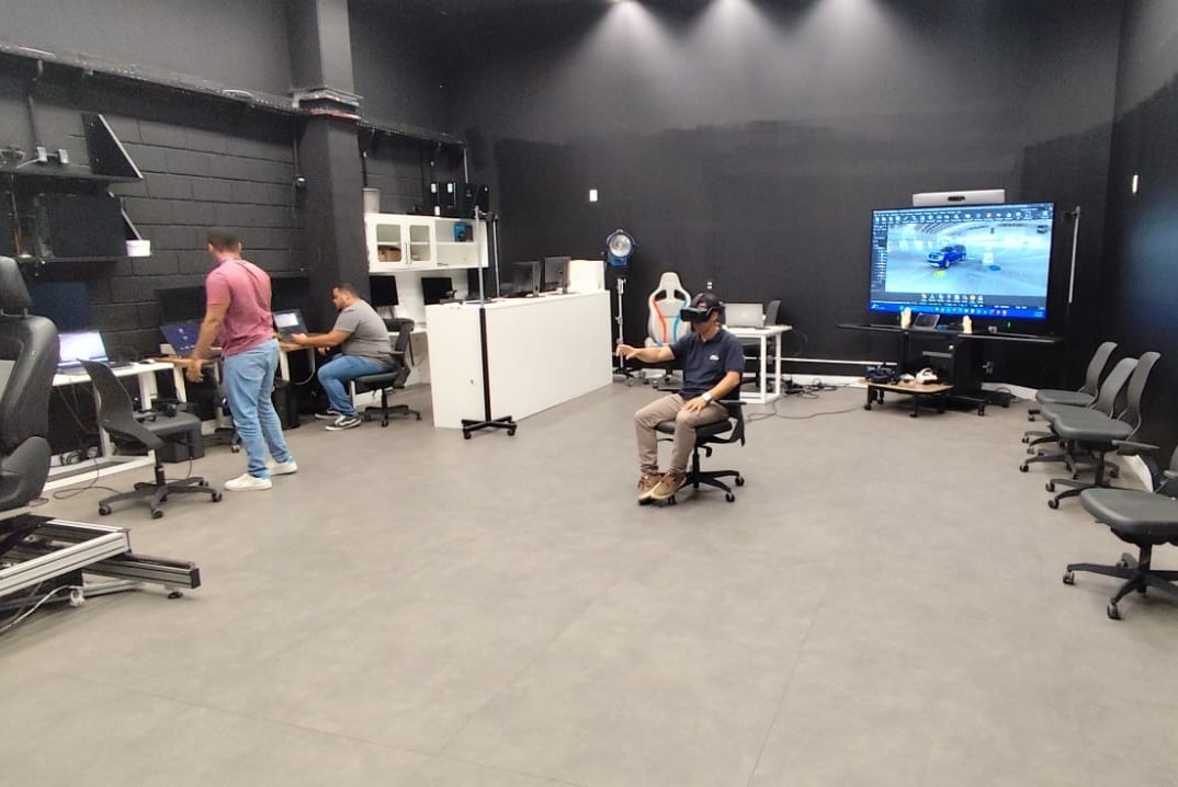 Teste em laboratório de VR na Ford